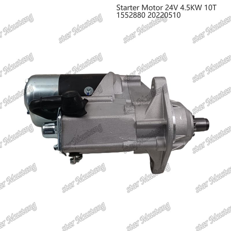 1552880 Motor starter motor 24V 4.5KW 10T 20220510 Untuk CUMMINS mesin suku cadang