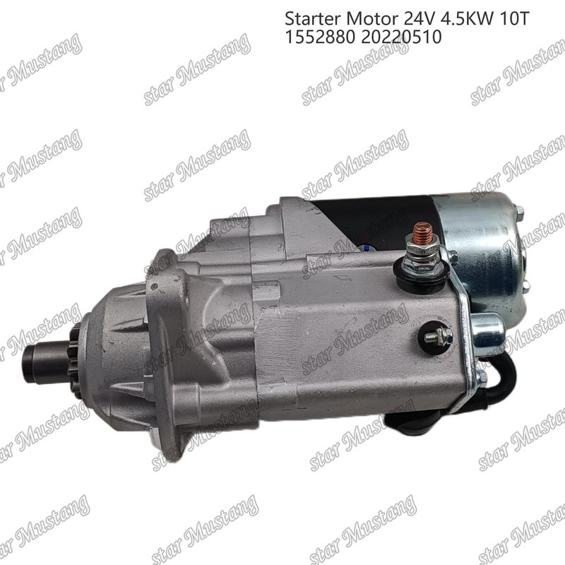 1552880 Motor starter motor 24V 4.5KW 10T 20220510 Untuk CUMMINS mesin suku cadang