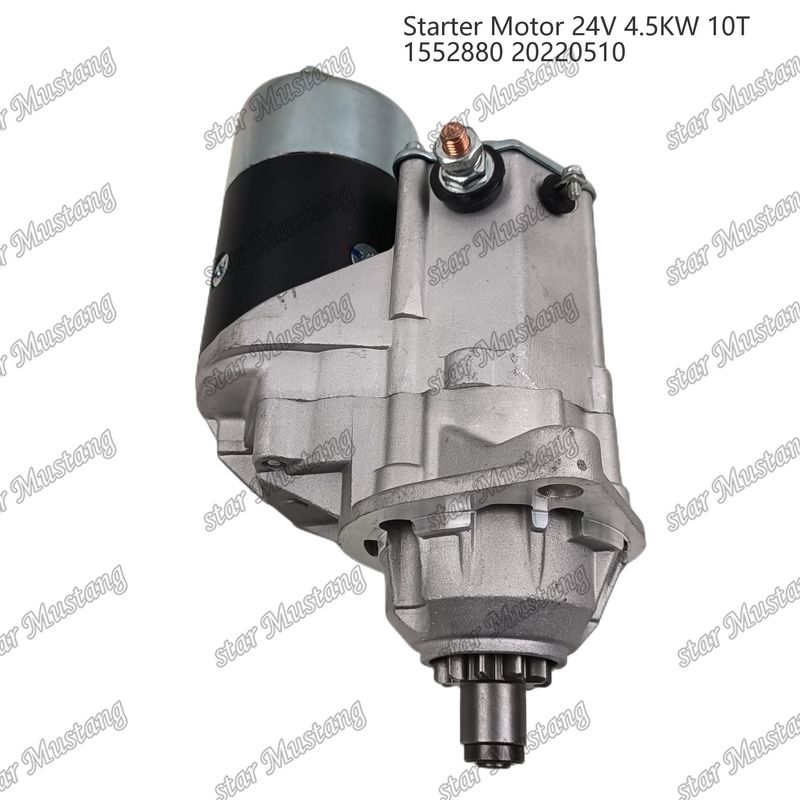 1552880 Motor starter motor 24V 4.5KW 10T 20220510 Untuk CUMMINS mesin suku cadang