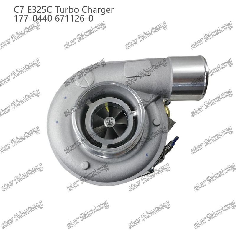 Turbocharger C7 E325C 177-0440 671126-0 Bagian mesin dengan struktur integral dan 6 bulan