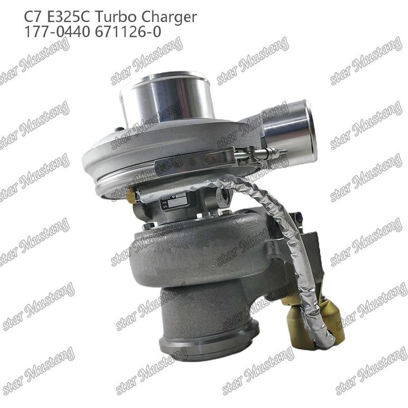Turbocharger C7 E325C 177-0440 671126-0 Bagian mesin dengan struktur integral dan 6 bulan