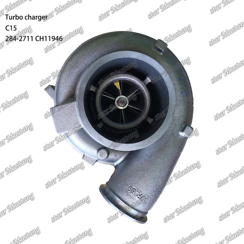 Struktur Integral Turbocharger C15 284-2711 CH11946 dengan 6 Bulan dan Nama Bagian Piston