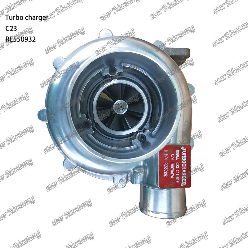 C23 228 John Deere RE550932 Mesin Turbo Charger Bagian mesin dengan struktur integral Dan 6 bulan