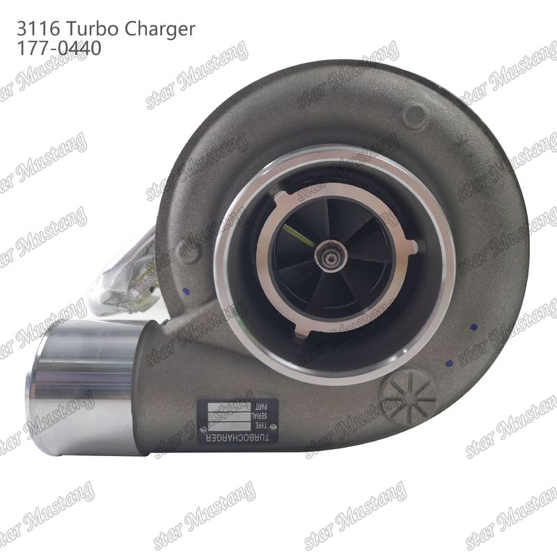 Struktur Integral Turbocharger HD-1716 3116 177-0440 Mesin Bagian 6 Bulan untuk Diesel