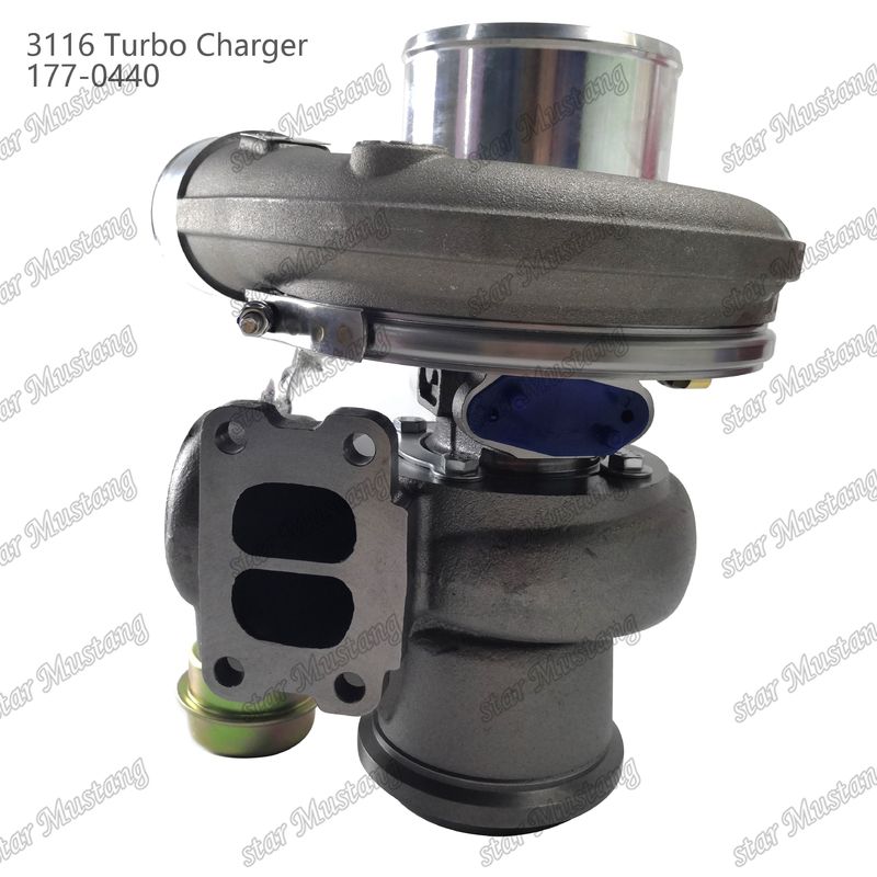 Struktur Integral Turbocharger HD-1716 3116 177-0440 Mesin Bagian 6 Bulan untuk Diesel