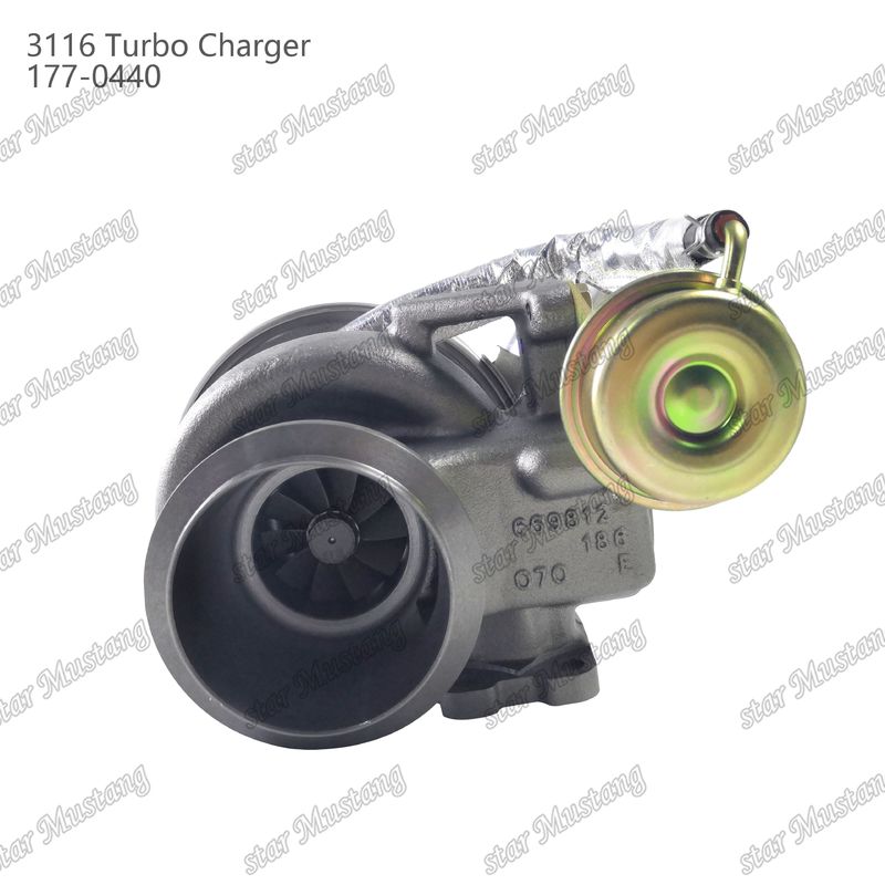 Struktur Integral Turbocharger HD-1716 3116 177-0440 Mesin Bagian 6 Bulan untuk Diesel