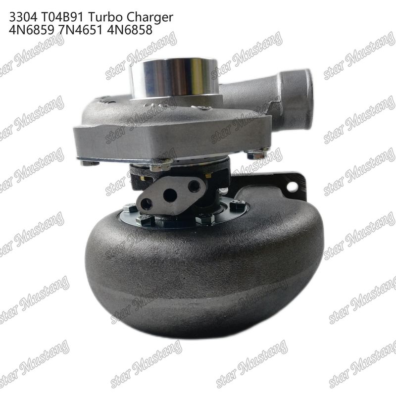 Turbocharger T04B91 3304 Bagian mesin dengan struktur integral dan 6 bulan
