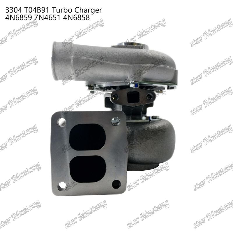 Turbocharger T04B91 3304 Bagian mesin dengan struktur integral dan 6 bulan