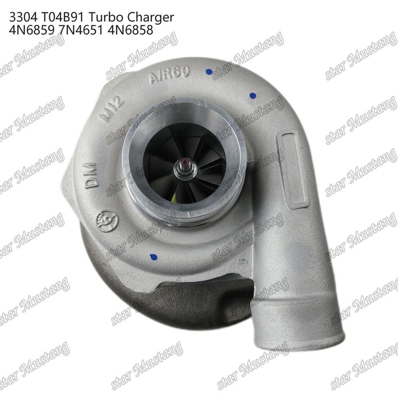 Turbocharger T04B91 3304 Bagian mesin dengan struktur integral dan 6 bulan