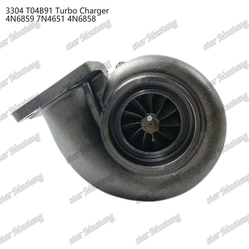 Turbocharger T04B91 3304 Bagian mesin dengan struktur integral dan 6 bulan