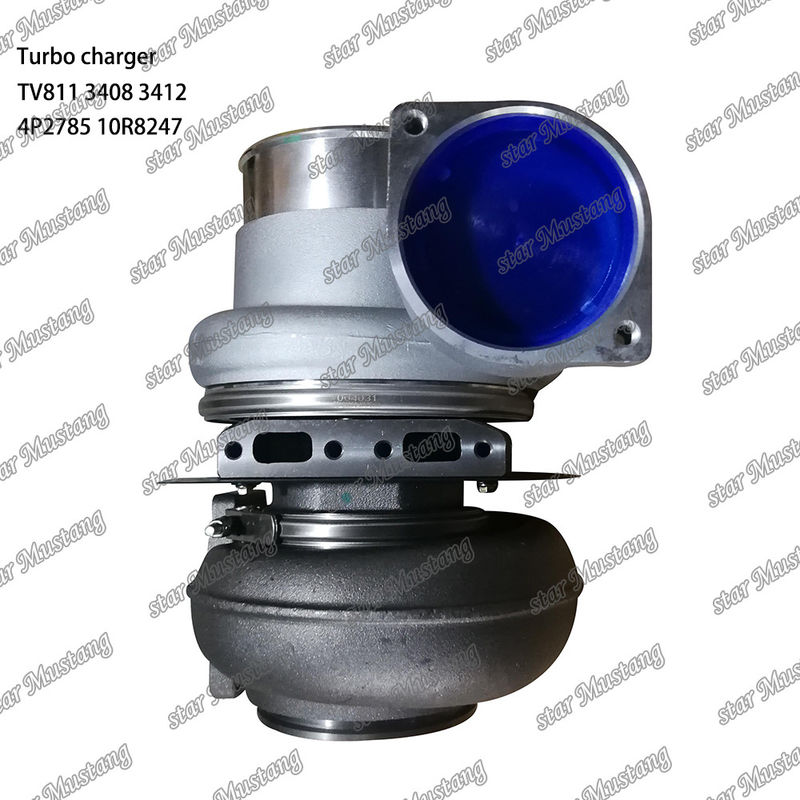 Turbocharger TV811 3408 3412 4P2785 10R8247 Bagian mesin dengan struktur integral dan 6 bulan
