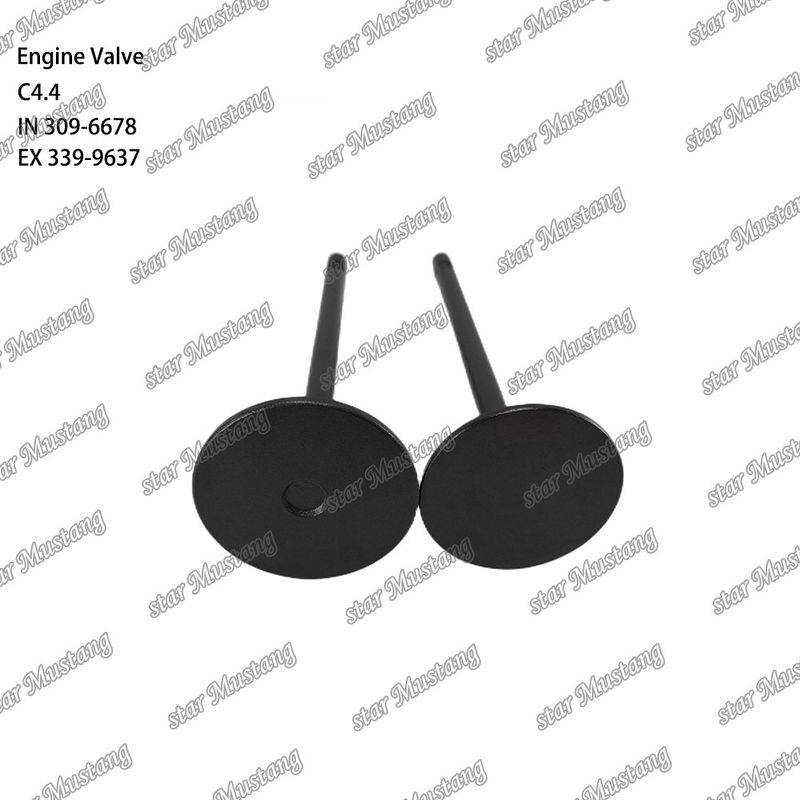 Klep Mesin Diesel Asli C4.4 IN 309-6678 EX 339-9637 untuk Bagian Caterpillar