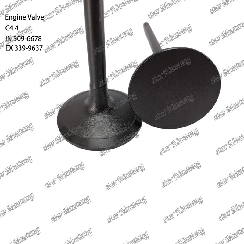 Klep Mesin Diesel Asli C4.4 IN 309-6678 EX 339-9637 untuk Bagian Caterpillar