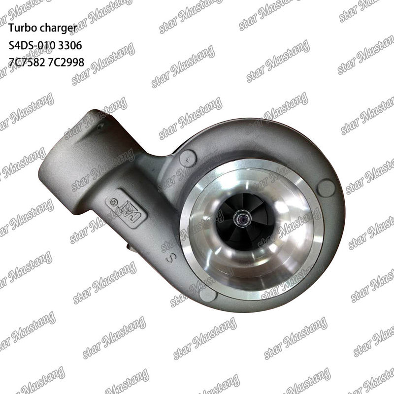 Turbocharger S4DS-010 3306 7C7582 7C2998 Bagian mesin dengan struktur integral dan 6 bulan