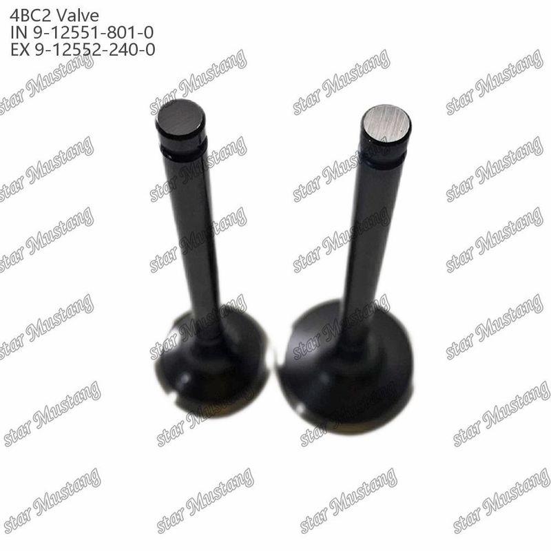 Katup 4BC2 9-12551-801-0 9-12552-240-0 Cocok untuk suku cadang mesin Isuzu