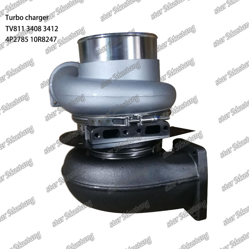 Turbocharger TV811 3408 3412 4P2785 10R8247 Bagian mesin dengan struktur integral dan 6 bulan