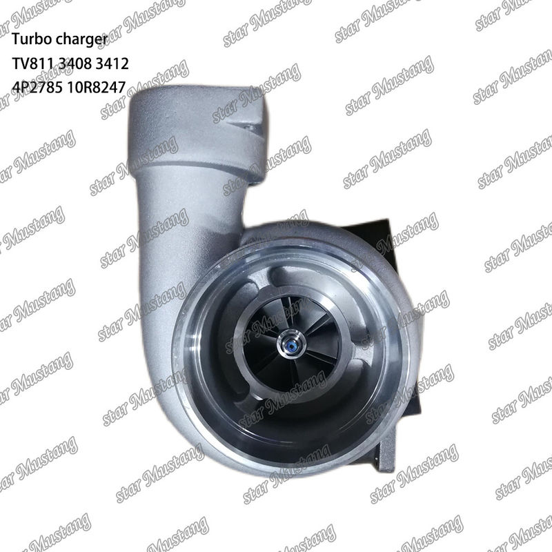 Turbocharger TV811 3408 3412 4P2785 10R8247 Bagian mesin dengan struktur integral dan 6 bulan