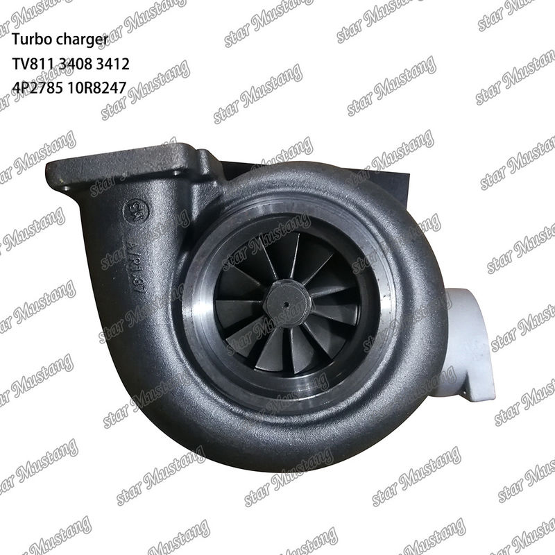 Turbocharger TV811 3408 3412 4P2785 10R8247 Bagian mesin dengan struktur integral dan 6 bulan