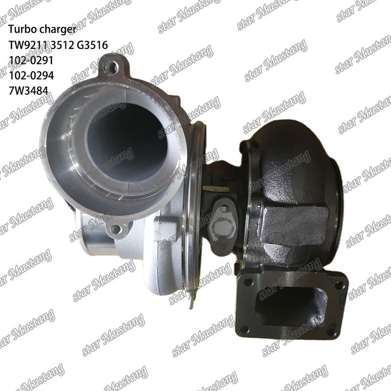 Turbocharger TW9211 3512 G3516 102-0291 102-0294 7W3484 Bagian mesin dengan struktur integral dan 6 bulan