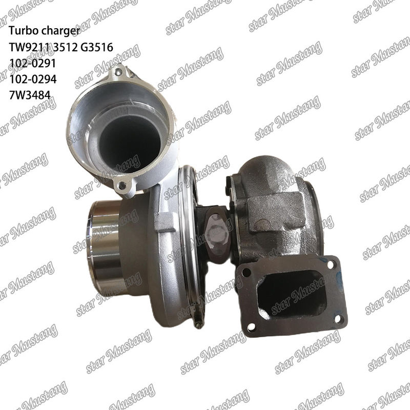 Turbocharger TW9211 3512 G3516 102-0291 102-0294 7W3484 Bagian mesin dengan struktur integral dan 6 bulan