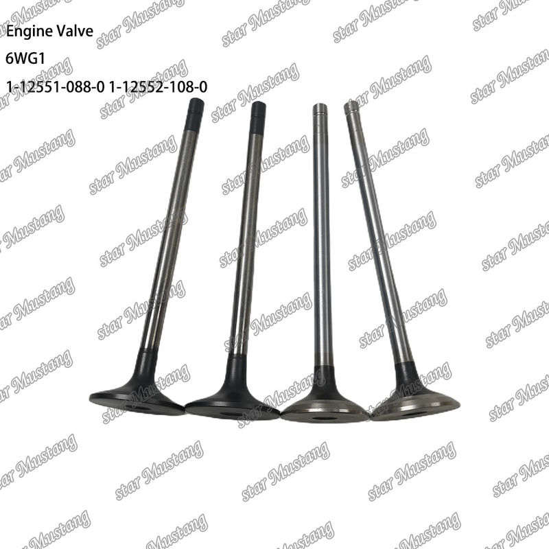Katup 6WG1 IN 1-12551-088-0 EX 1-12552-108-0 Cocok untuk suku cadang mesin Isuzu