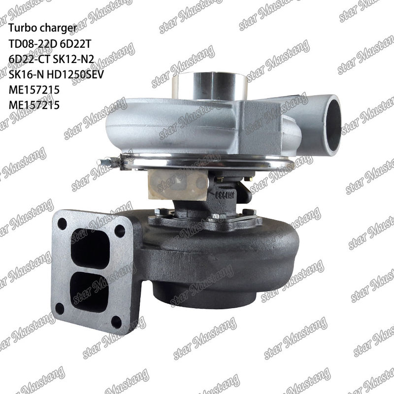TD08-22D 6D22T 6D22-CT SK12-N2 SK16-N HD1250SEV Turbo Charger ME157215 ME157215 Untuk Mesin Mitsubishi