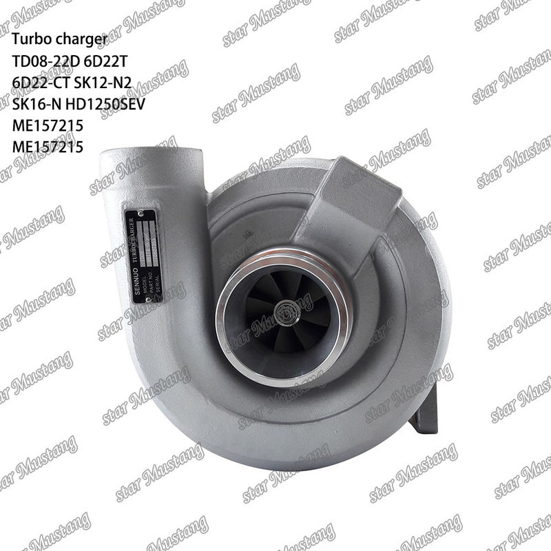 TD08-22D 6D22T 6D22-CT SK12-N2 SK16-N HD1250SEV Turbo Charger ME157215 ME157215 Untuk Mesin Mitsubishi