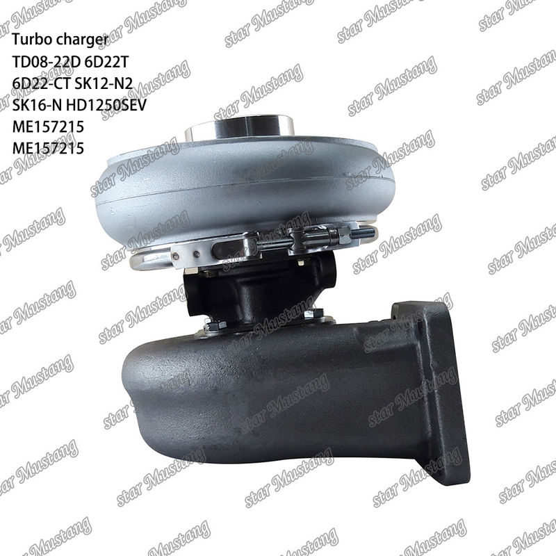 TD08-22D 6D22T 6D22-CT SK12-N2 SK16-N HD1250SEV Turbo Charger ME157215 ME157215 Untuk Mesin Mitsubishi