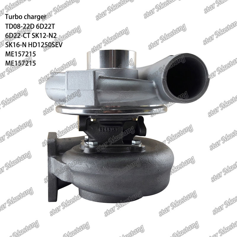 TD08-22D 6D22T 6D22-CT SK12-N2 SK16-N HD1250SEV Turbo Charger ME157215 ME157215 Untuk Mesin Mitsubishi