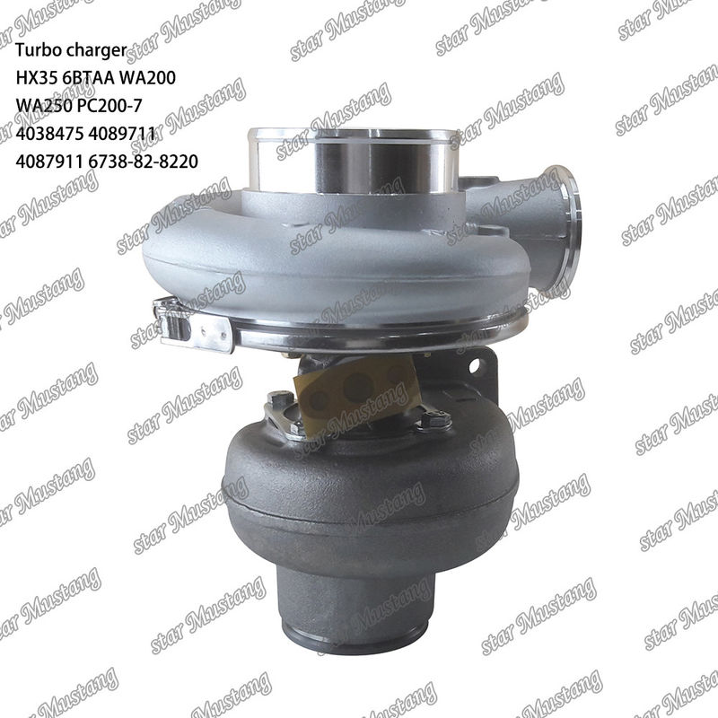 Turbocharger Struktur Integral HX35 6BTAA WA200 WA250 PC200-7 4038475 4089711 4087911 6738-82-8220 Bagian Mesin