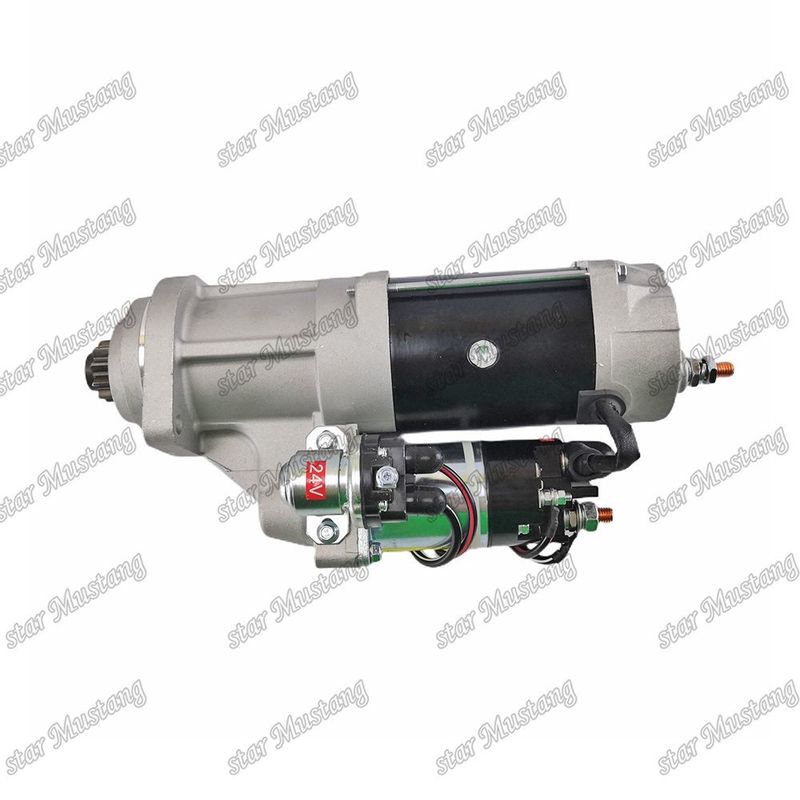 QSB6.7 R290-9 Motor starter motor 24V 10T 7.5KW Untuk suku cadang mesin CUMMINS