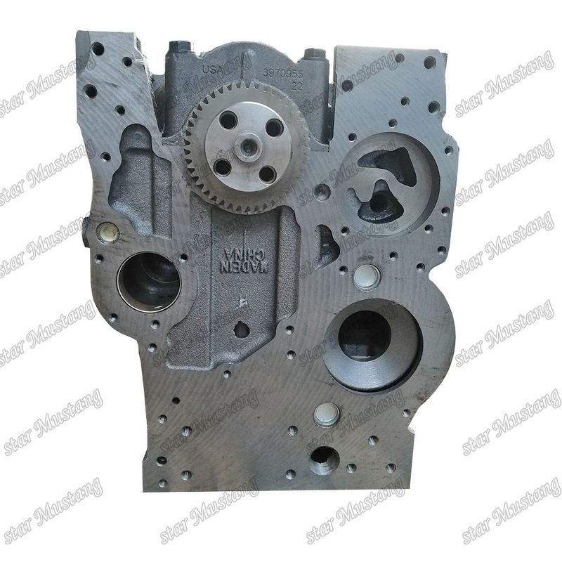 Blok pendek 6CT 6D114 6741-21-1190 5260561 Bagian mesin dengan struktur integral dan 6 bulan