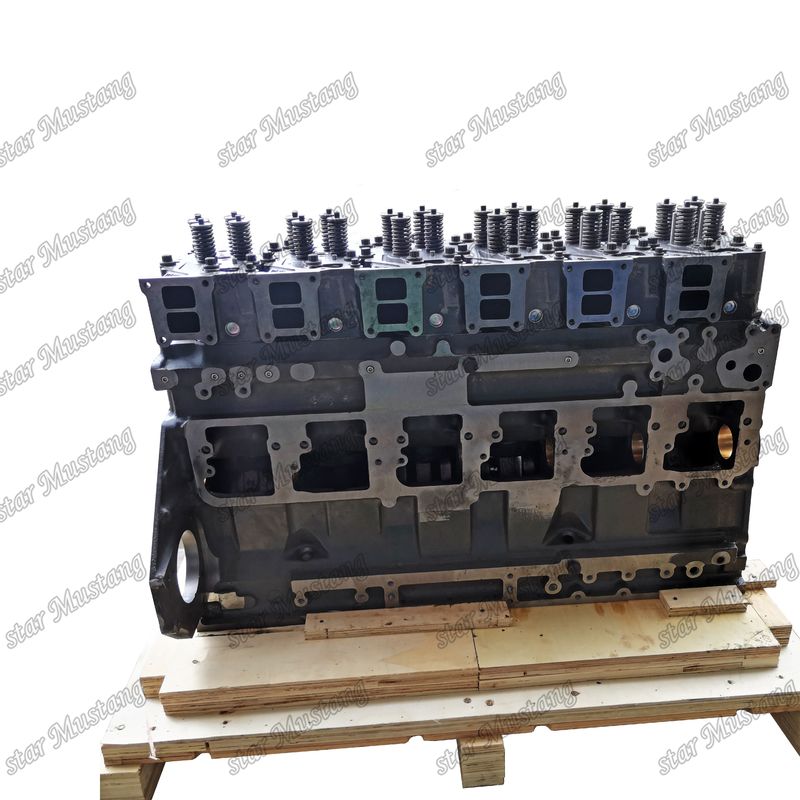 Blok pendek PC400-6 6D125 Bagian mesin dengan struktur integral dan 6 bulan