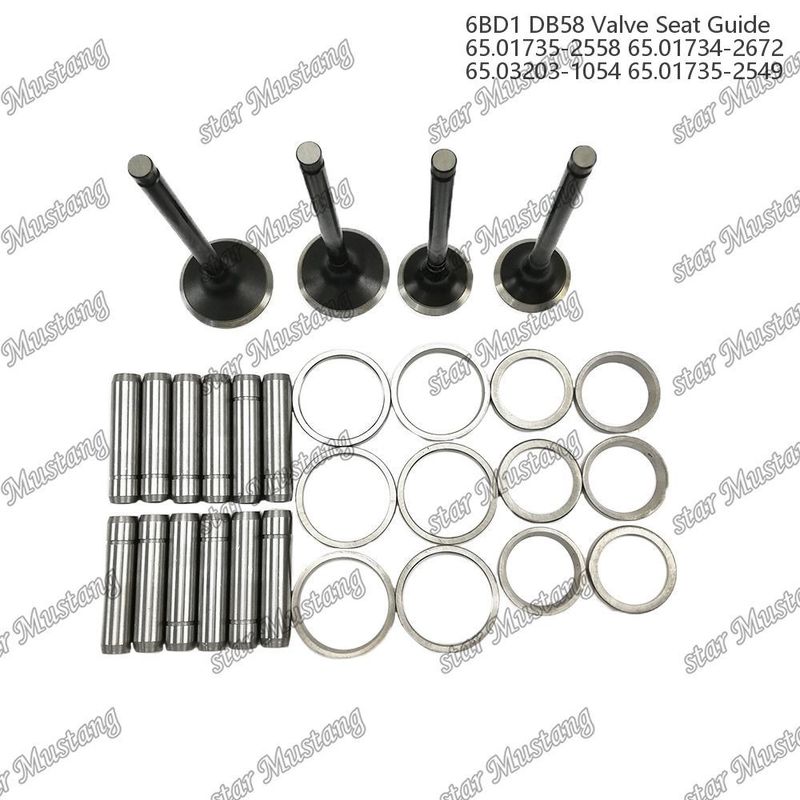 Panduan Klep Klep Kursi Klep 6BD1 DB58 65.01735-2558 65.01734-2672 65.03203-1054 65.01735-2549 Bagian Mesin dengan Struktur Integral dan 6 Bulan