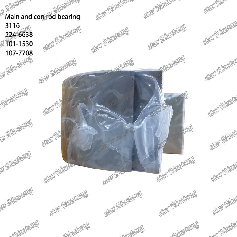 Bantalan Utama Dan Bantalan Con Rod 3116 224-6638 101-1530 107-7708 Std Cocok untuk suku cadang mesin Caterpillar