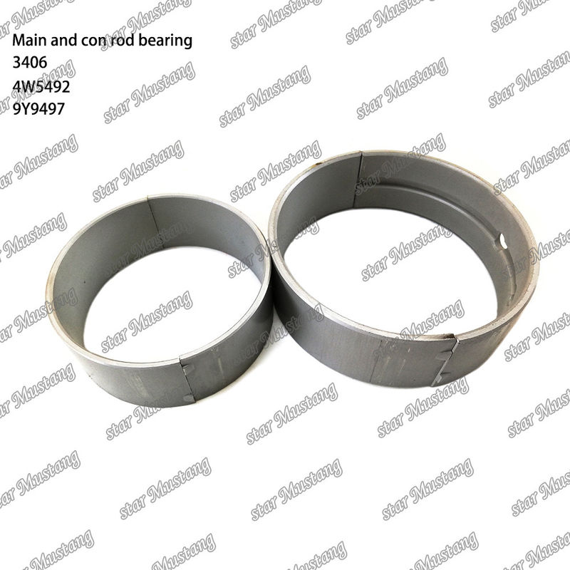 Main dan Con Rod Bearing 3406 STD Cocok untuk suku cadang mesin Caterpillar
