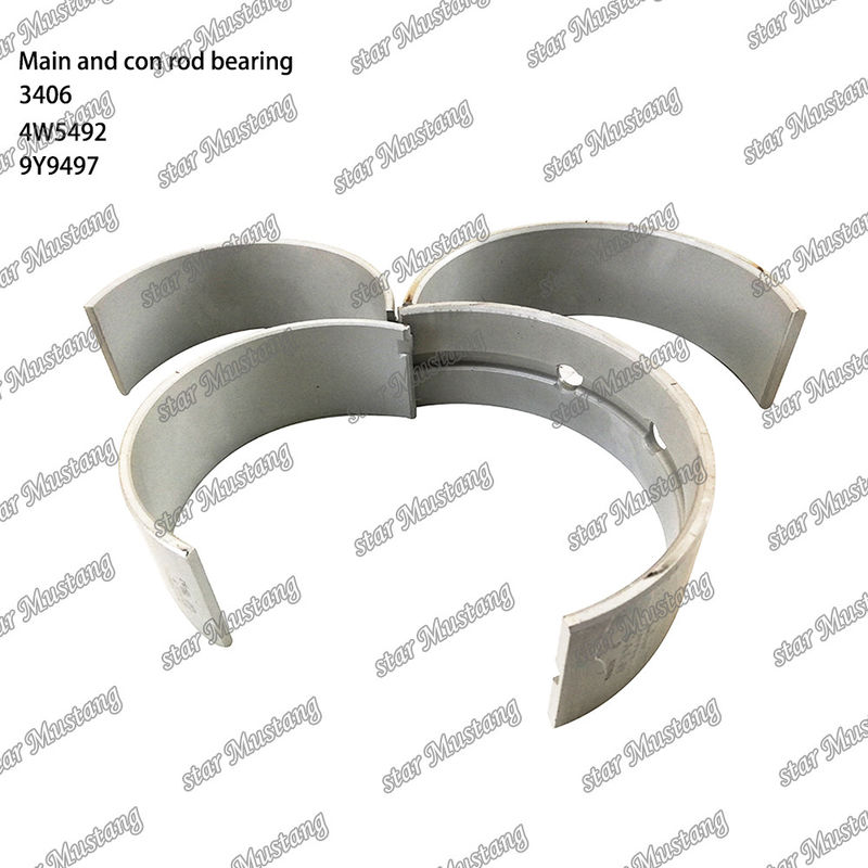 Main dan Con Rod Bearing 3406 STD Cocok untuk suku cadang mesin Caterpillar