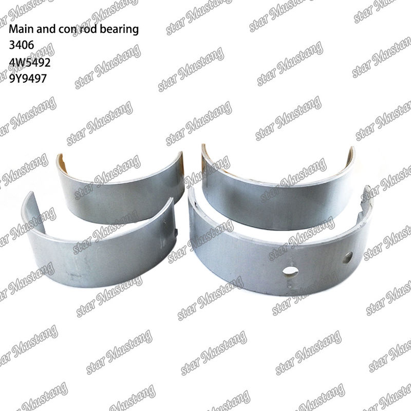 Main dan Con Rod Bearing 3406 STD Cocok untuk suku cadang mesin Caterpillar