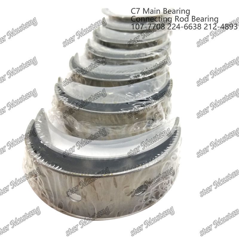 Bantalan Utama Dan Bantalan Con Rod C7 107-7708 224-6638 212-4893 Cocok untuk suku cadang mesin Caterpillar