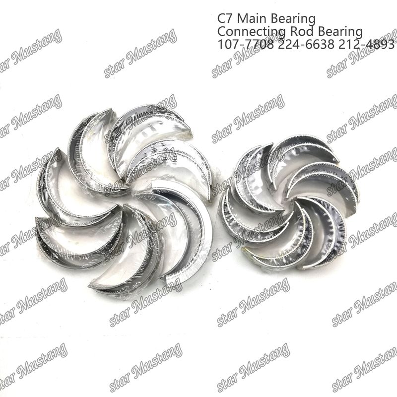 Bantalan Utama Dan Bantalan Con Rod C7 107-7708 224-6638 212-4893 Cocok untuk suku cadang mesin Caterpillar
