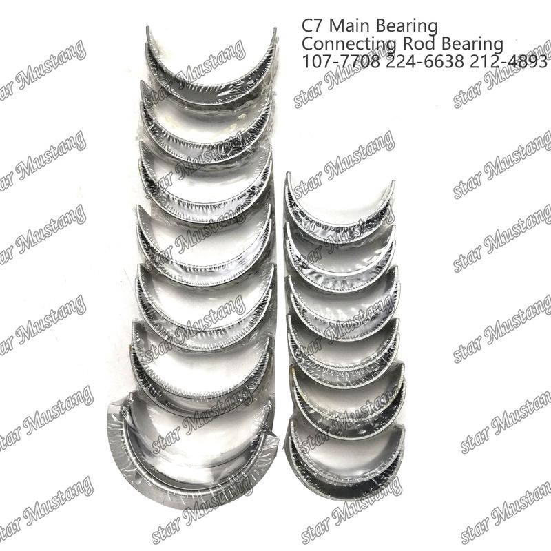 Bantalan Utama Dan Bantalan Con Rod C7 107-7708 224-6638 212-4893 Cocok untuk suku cadang mesin Caterpillar