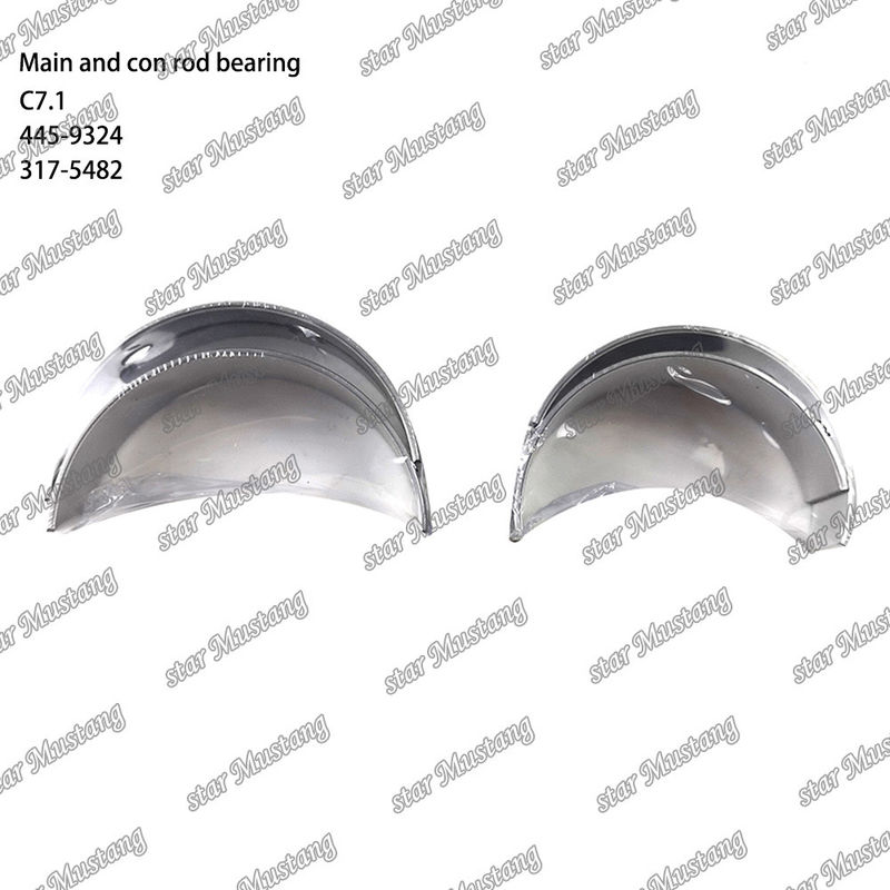 Bantalan utama dan bantalan con rod C7.1 STD 445-9324 317-5482 Cocok untuk suku cadang mesin Caterpillar