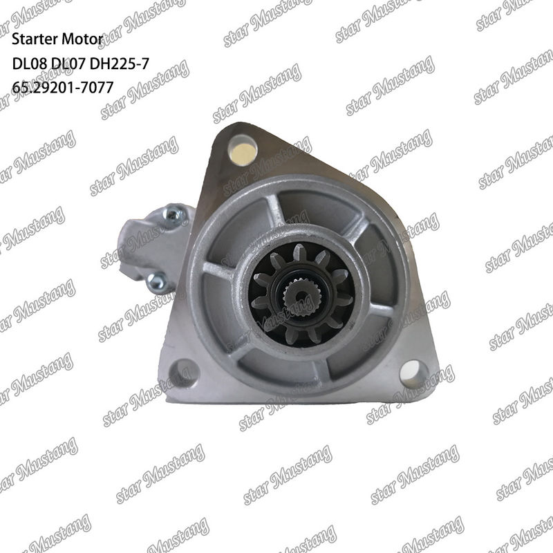 DL08 DL07 DH225-7 Motor Starter Motor 24V 11T 5.5KW 65.29201-7077 Untuk suku cadang mesin DOOSAN DAEWOO