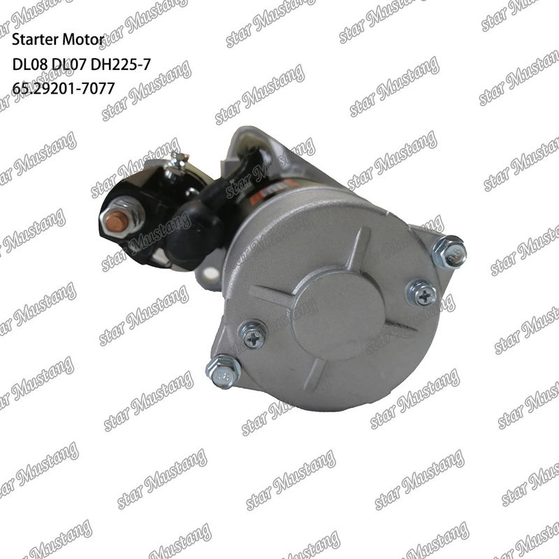 DL08 DL07 DH225-7 Motor Starter Motor 24V 11T 5.5KW 65.29201-7077 Untuk suku cadang mesin DOOSAN DAEWOO