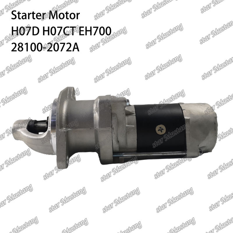 H07D H07CT EH700 EX220-5 Motor starter motor 24V 11T 5.5KW 28100-2072A 28100-1443A 28100-2271 Untuk suku cadang mesin HINO