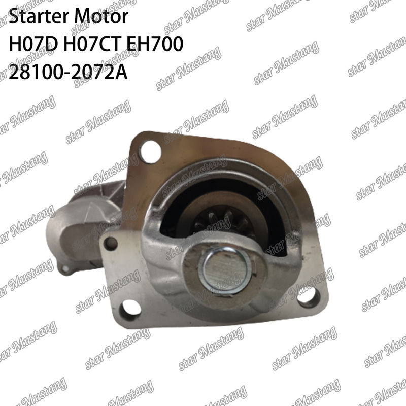 H07D H07CT EH700 EX220-5 Motor starter motor 24V 11T 5.5KW 28100-2072A 28100-1443A 28100-2271 Untuk suku cadang mesin HINO