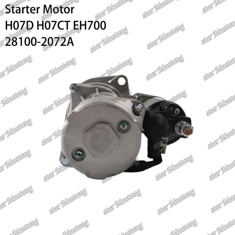 H07D H07CT EH700 EX220-5 Motor starter motor 24V 11T 5.5KW 28100-2072A 28100-1443A 28100-2271 Untuk suku cadang mesin HINO