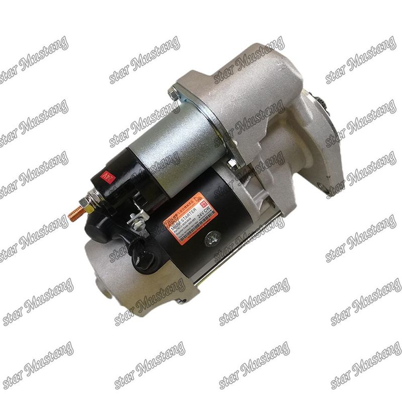 J08C SK250-8 Motor starter motor 24V 11T 5.0KW 03505020242 0350-502-0242 28100-2625A Untuk suku cadang mesin HINO