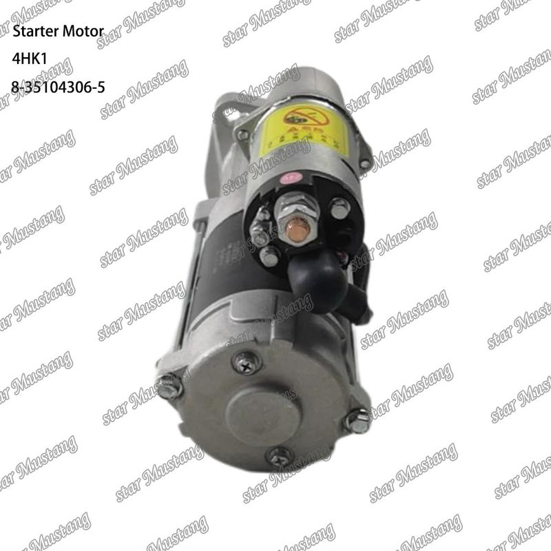 4HK1 Motor Starter Motor 8-35104306-5 24V 13T 5.5KW Untuk suku cadang mesin ISUZU