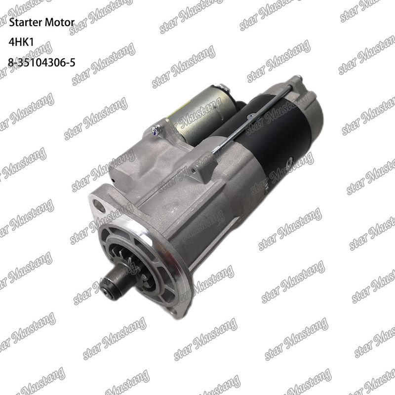 4HK1 Motor Starter Motor 8-35104306-5 24V 13T 5.5KW Untuk suku cadang mesin ISUZU